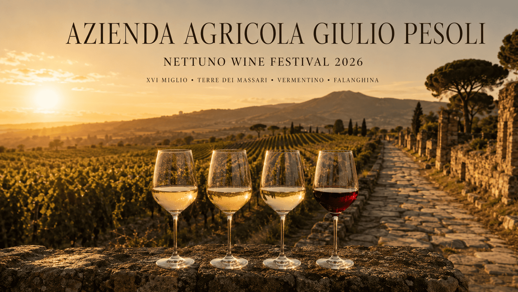 Scopri di più sull'articolo Azienda Agricola Giulio Pesoli: cinque generazioni di vino lungo la Via Appia