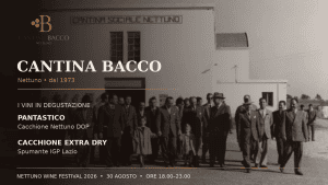 Scopri di più sull'articolo Cantina Bacco: il Cacchione di Nettuno tra storia e bollicine