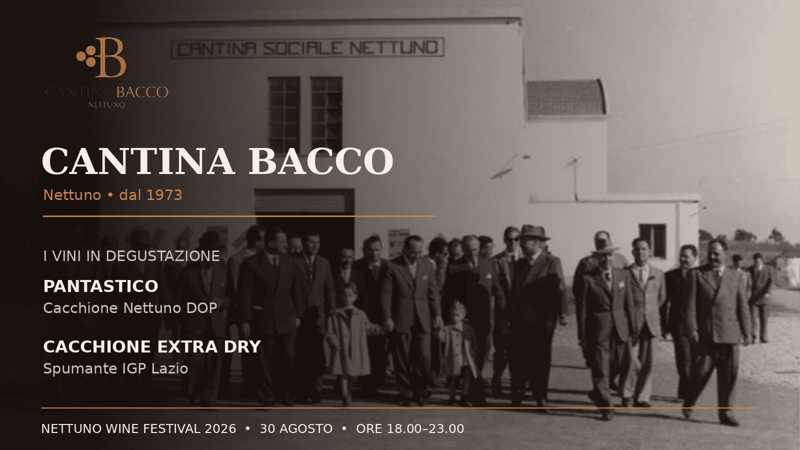 Scopri di più sull'articolo Cantina Bacco: il Cacchione di Nettuno tra storia e bollicine